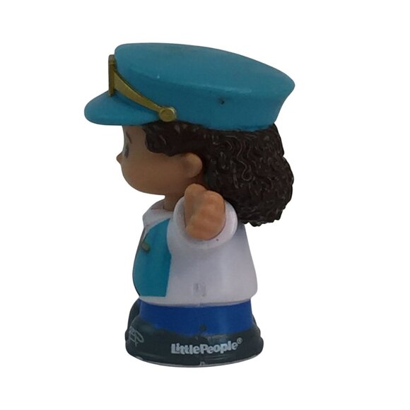 Fisher Price Little People Train Conductor Police Officer Boy Figure Lot of 3 - Picture 7 of 9